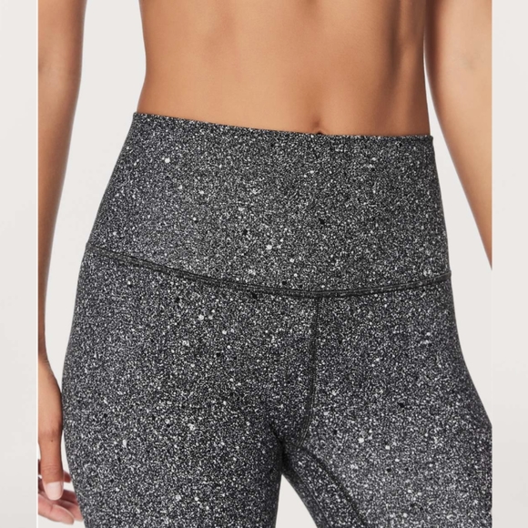 Lululemon Align Pant II (25") Luminesce Splatter Ice Grey Black - Picture 4 of 9